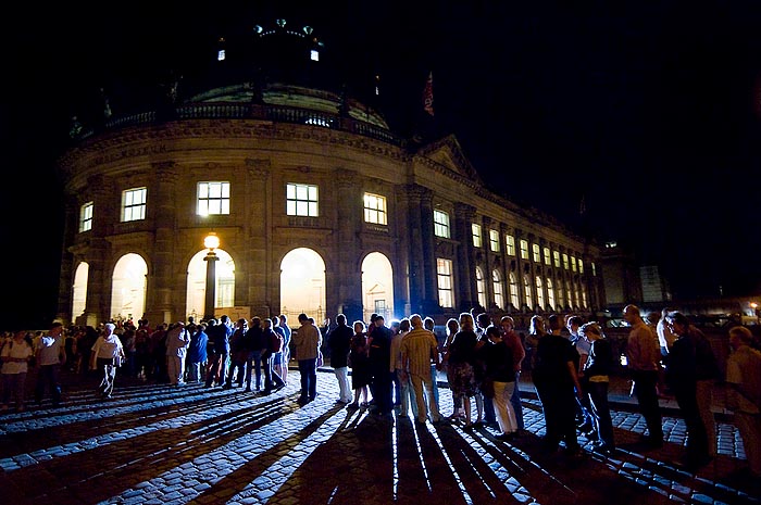 Queue in front of the Bode Museum