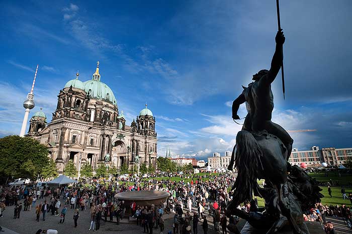 Lustgarten auf der Museumsinsel in Berlin